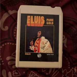 Elvis Presley Pure Gold 8 Track Tape 1972 White Cart AYS1-3732